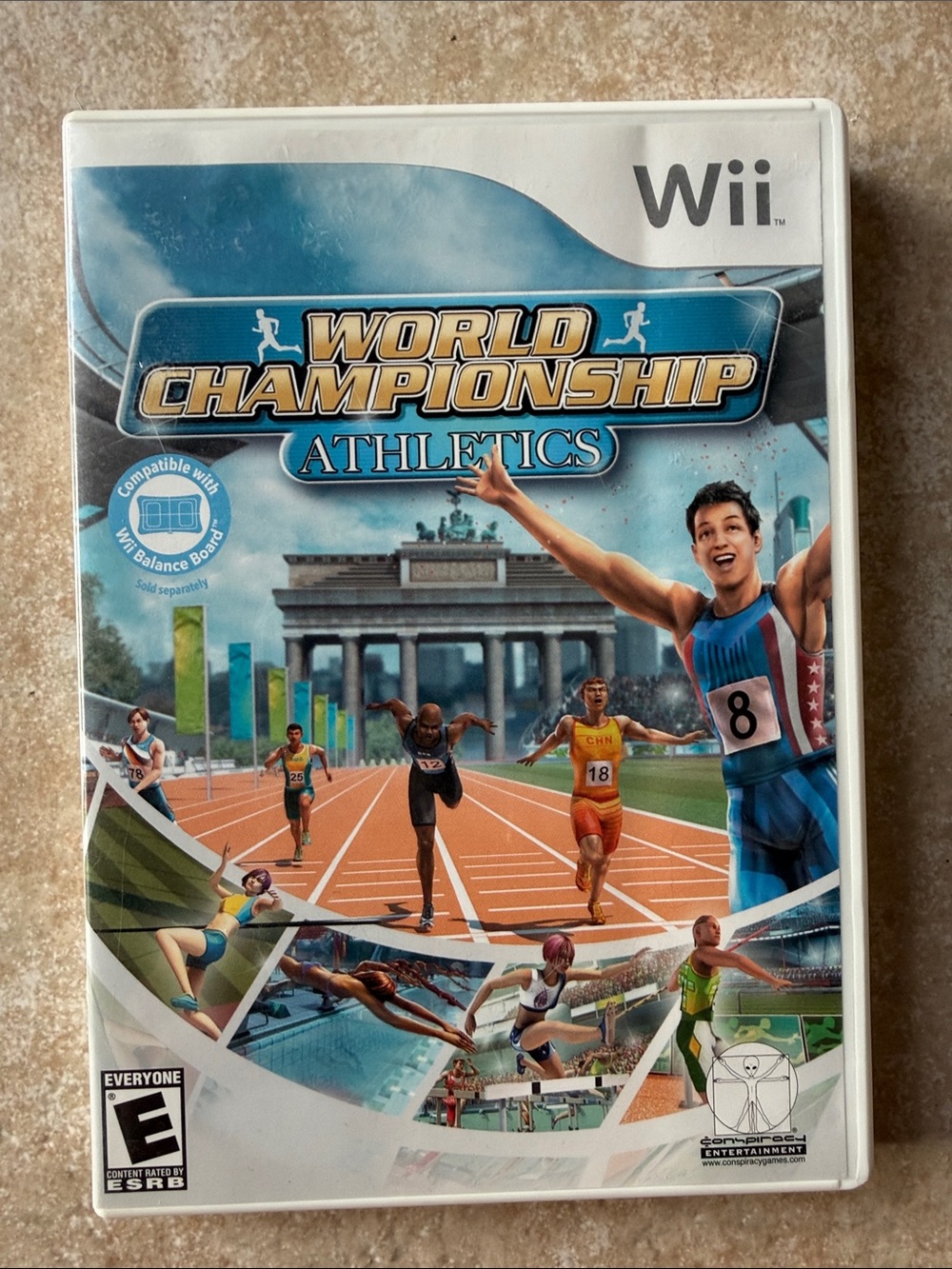 World Championship Athletics (Wii) - Blue Cover